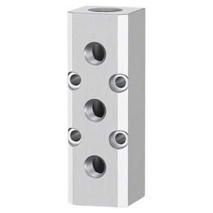 气路空气流量分配器2分多管路分气排分流器三通大流量分气块接头