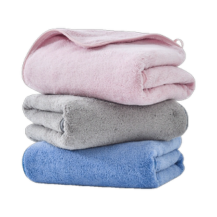 洁丽雅A类珊瑚绒浴巾成人家用吸水速干不易掉毛柔软毛巾组合