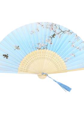 和扇堂7寸跳舞女式开合顺畅