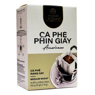 越南中原传奇罗布斯塔阿拉比卡纯黑咖啡粉挂耳式Legend大标原装版