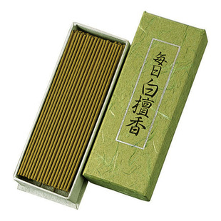 【特】日本香堂 每日白檀香 日式线香优质香薰白檀经典薰香 锦盒