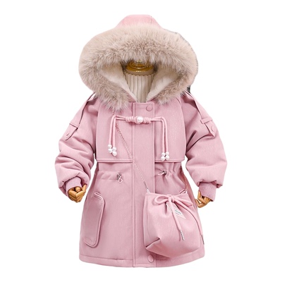 加绒加厚冬季皮衣派克服冬装外套