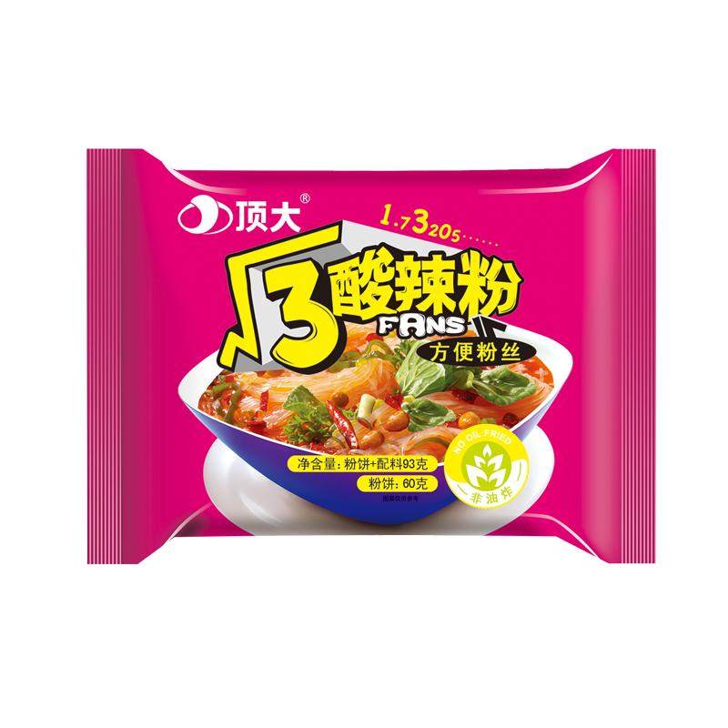 顶大酸辣粉根号三包邮免油炸
