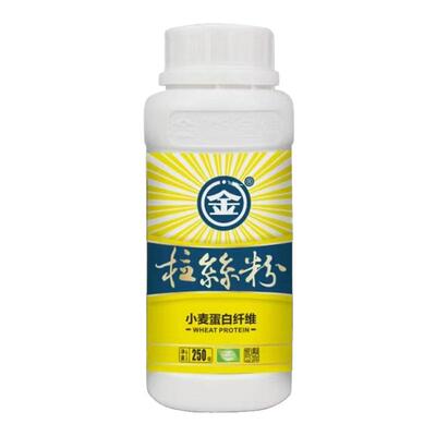 金龙鱼饵拉丝粉250g野钓装小麦蛋白粘粉钓鱼散装中长丝拉大球饵料