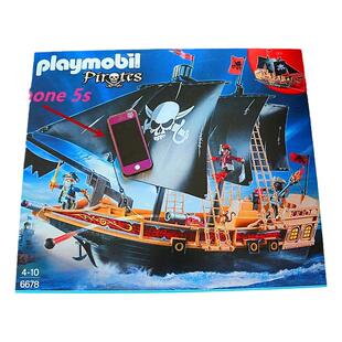 德国Playmobil摩比世界玩具加勒比海盗大船浴室戏水男孩礼物4-10