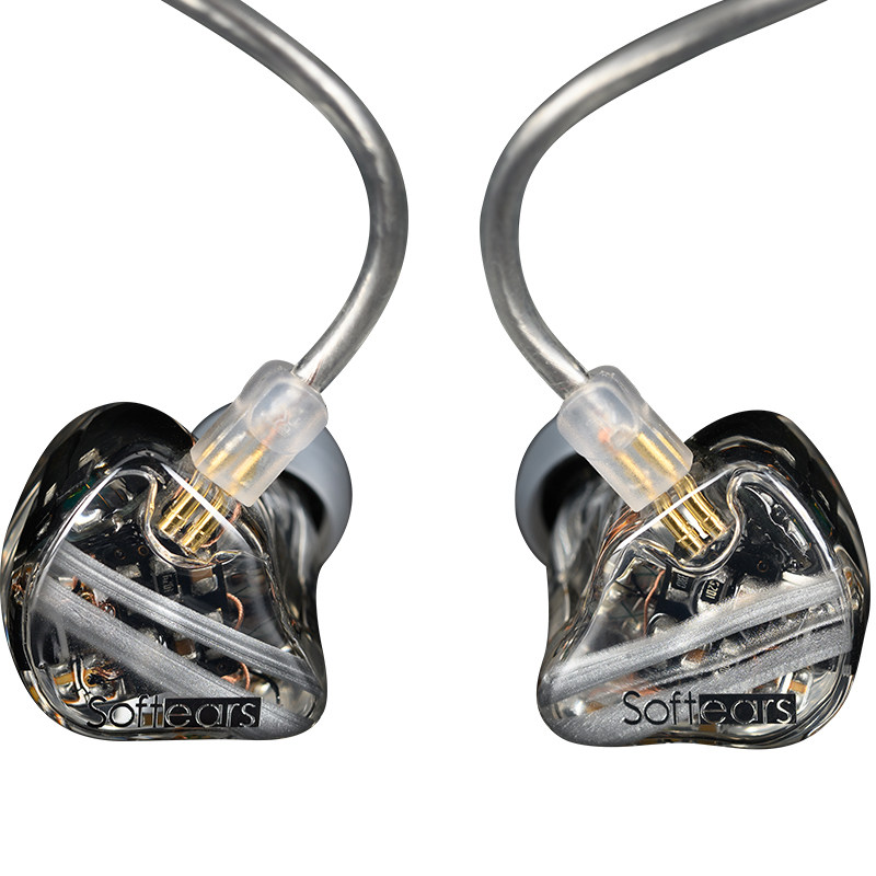 Softears RS10十单元旗舰参考级发烧HIFI动铁入耳机塞 圆声带行货
