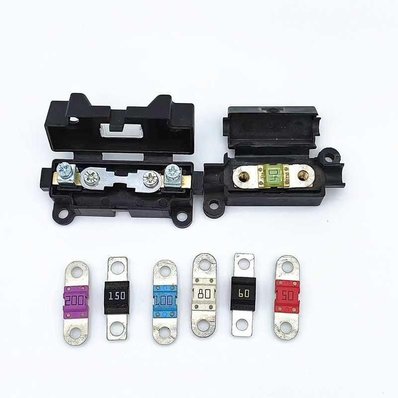 汽车驻车电动空调40A50A60A-200A通用保险丝保险片保险盒改装保险