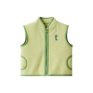 贝肽斯儿童马甲春秋校服神器婴幼儿背心男女童宝宝摇粒绒坎肩外套