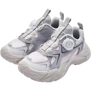 巴拉巴拉女童运动鞋小童宝宝加绒鞋子冬季新款童鞋儿童休闲老爹鞋