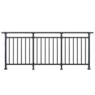 锌钢楼梯护栏自建房室内外台阶扶手别墅小区楼梯围栏铁艺防护栏杆