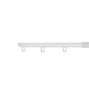 窗帘轨道伸缩滑轨静音滑道滑轮导轨侧装单轨顶装挂钩式窗帘杆双轨