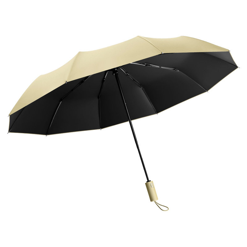 ins折叠全自动雨伞大号三折伞女学生可爱晴雨两用太阳伞防紫外线