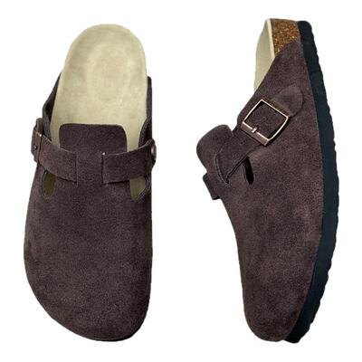 手工真皮勃肯鞋女2025新款