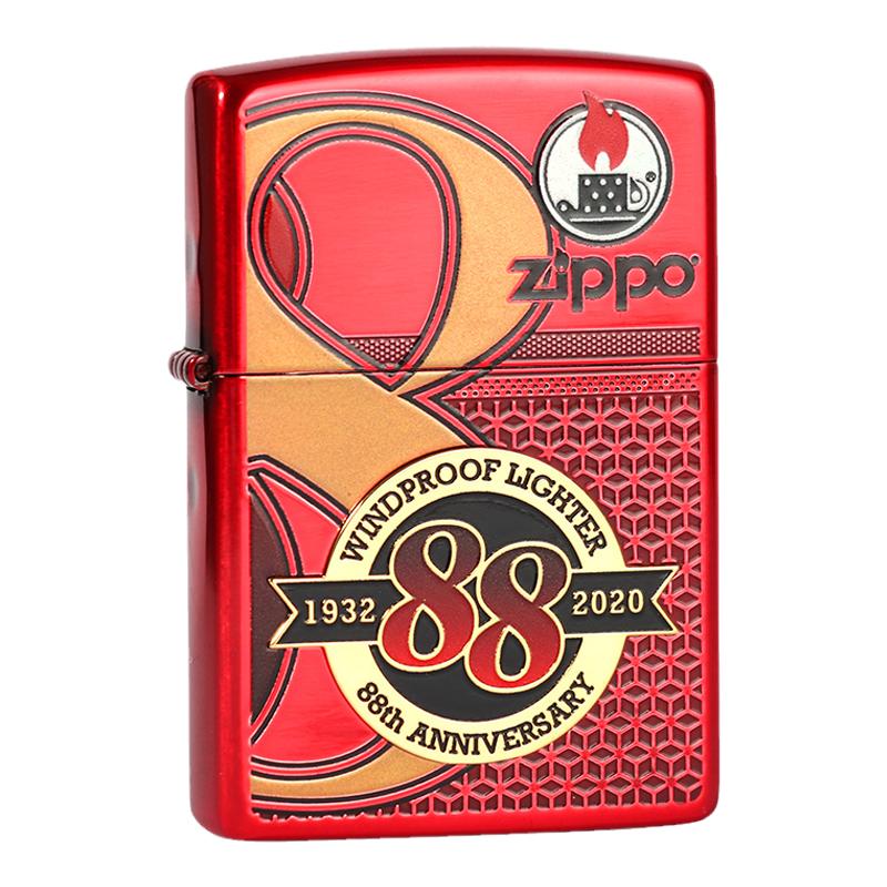 ZIPPO铜明火88周年限量打火机