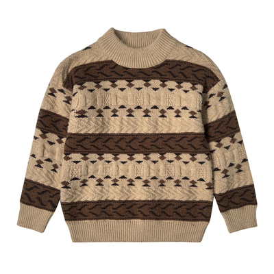 巧米兔男童半高领毛衣冬款