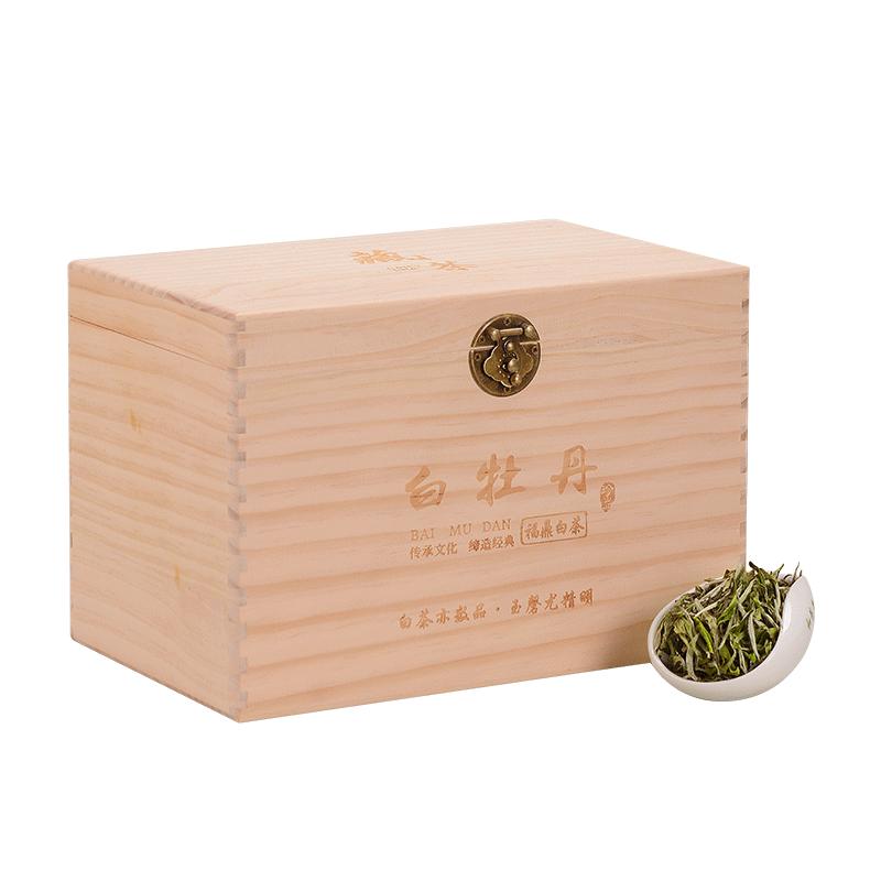 正宗福鼎白茶白牡丹木箱装500g