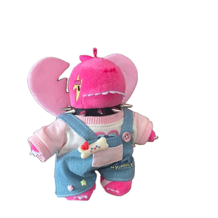 素龙衣服汪苏泷闪电素龙娃衣玩偶挂件公仔娃衣服包子头套背带裤