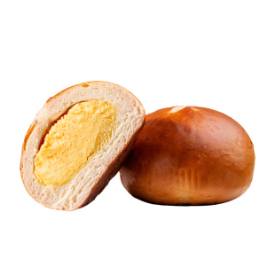 全麦海盐芝士奶酪碱水球无蔗糖代餐夹心面包健康早餐饱腹糕点零食