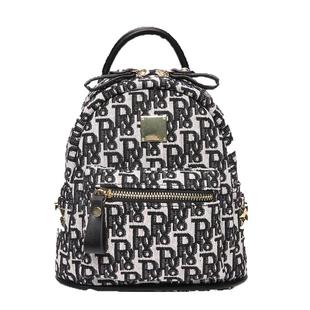 网红背包女双肩包包2025新款潮时尚法国小众高级感书包大学生爆款