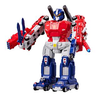 磁力拼接玩具儿童男孩益智拼装变形工程车金刚机器人男童礼物3岁6