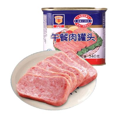 上海梅林午餐肉罐头方便速食340g