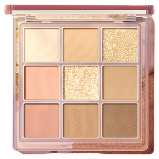 菲鹿儿柔彩九色眼影盘2025新款大地色土豆泥哑光低饱和日常淡妆女