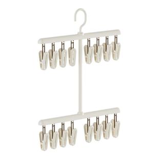 多夹子袜子晾衣架阳台家用儿童宝宝晾晒挂衣柜婴儿口水巾收纳神器