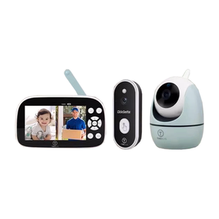 美芯智能门铃报警器家用宝宝看护器婴儿监控摄像头儿童哭声提醒器