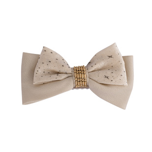 甜美蝴蝶结发夹侧边刘海夹高级感公主头鸭嘴夹女2025新款耳后发卡