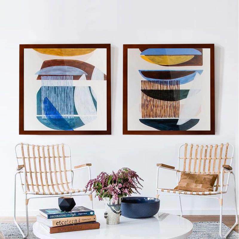 正方形实木相框 3033 38 40 50 60 68书法宣卡纸钻石十字绣裱画框