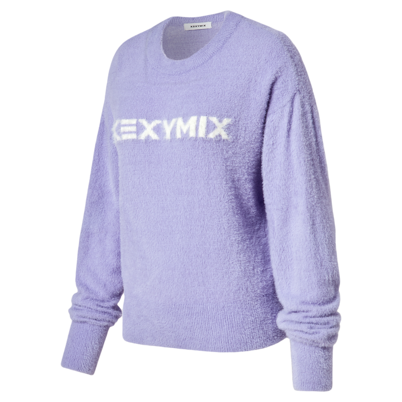 xexymix前胸LOGO长袖毛衫