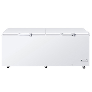 海尔719升大冰柜商用五面制冷柜大容量单温柜卧式冷藏冷冻速冻