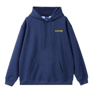 WASSUP HEODS连帽卫衣男秋冬季宽松休闲百搭字母潮牌情侣上衣帽衫