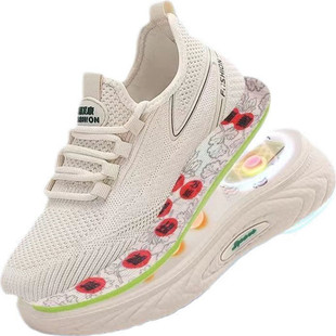 丽足康磁疗鞋磁能按摩震动休闲鞋运动中老年人鞋防滑软底健步鞋子