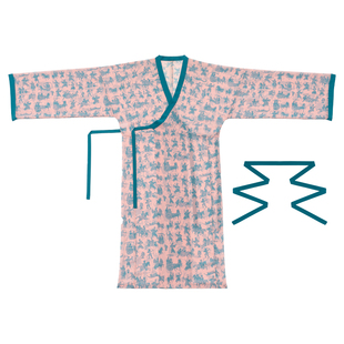 谜阿凰【迦蓝】素纱襌衣汉服连衣裙套装上衣新中式春夏季阔腿裤女