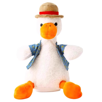 网红复读鸭怼人鸭子录音玩具沙雕会学说话的公仔玩偶抖音同款礼物