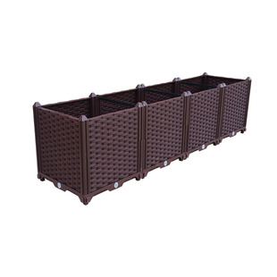 65cm阳台蔬菜种植箱家庭菜园花盆 特大加深长方形组合阳台种菜箱