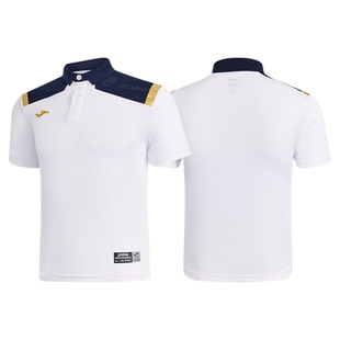 JOMA荷马运动POLO衫男女T恤速干足球训练翻领短袖儿童定制队服