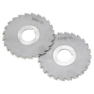 镶合金YG密齿三面刃铣刀YGW2YT非标定制100焊接钨钢圆盘铣刀