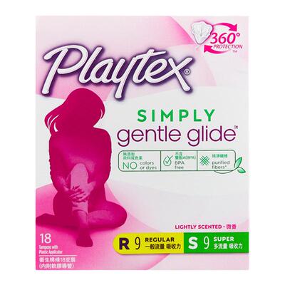 PLAYTEX倍得适卫生棉条18支游泳