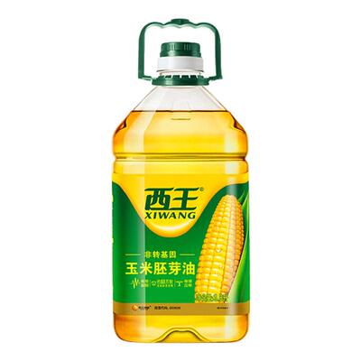 西王玉米胚芽油5L非转基因食用油物理压榨一级烘焙专用官方正品