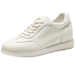 森达厚底小白鞋内增高白色板鞋女2026年春季新款轻软休闲百搭女鞋