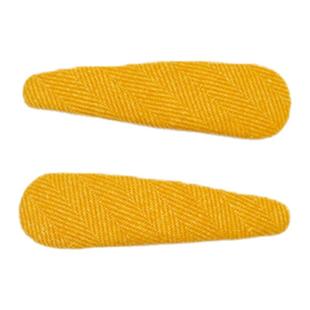 buma手工儿童发夹-素色牛仔对夹边夹素色百搭款气质发夹掰掰夹