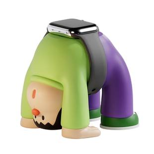 下腰胖虎手表充电支架适用于苹果华为applewatch充电底座创意手表收纳架子iwatch充电座小米手表架摆件手办