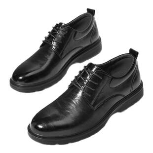 海澜之家商务正装皮鞋男增高结婚新郎鞋软底舒适上班爸爸男鞋加绒