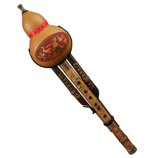 葫芦丝乐器小学生专用C调降B调儿童成人初学专业演奏型七孔胡芦丝