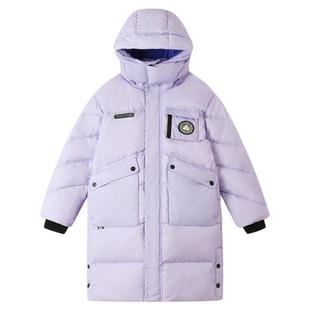 安奈儿童装男童女童长款羽绒服2025冬新款户外保暖防风加厚宽松
