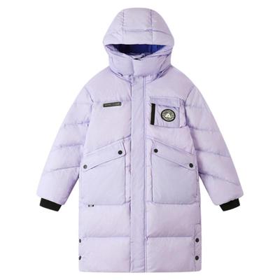 安奈儿童装男童女童长款羽绒服2025冬新款户外保暖防风加厚宽松