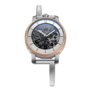 FOB手表女款R360新款法式奢华玫金露机芯钢带腕表机械手表