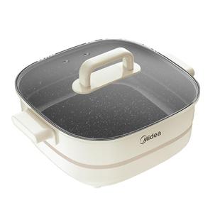 美的电火锅电锅家用多功能专用锅烤肉一体式大容量不粘锅电热火锅